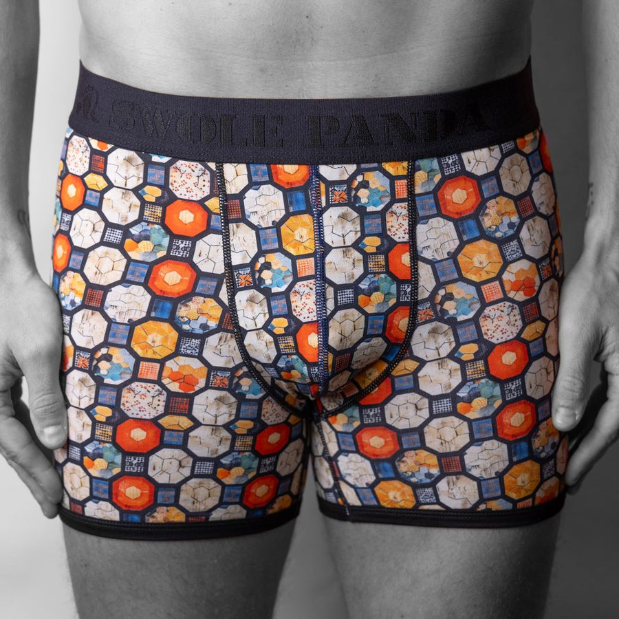 Bamboo Boxers - Mosaic · Swole Panda Wholesale